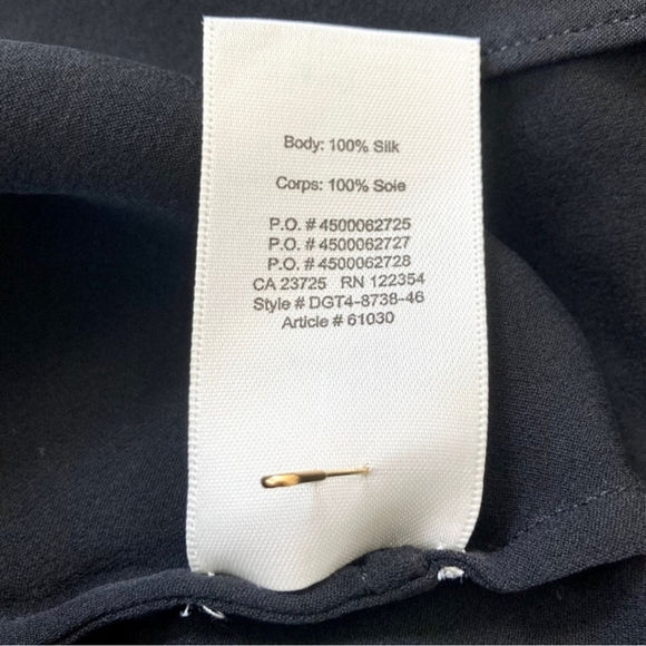 Aritzia Wilfred 100% silk shirt dress. 🖤 - Picture 4 of 4